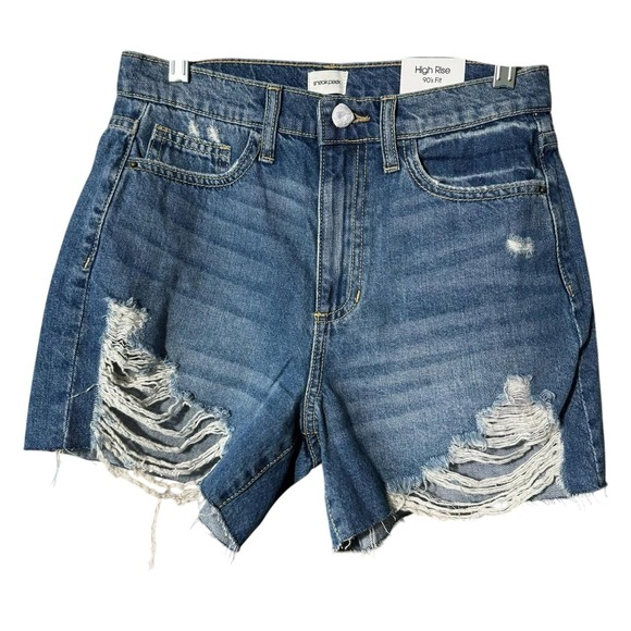 WOMENS Distressed Cutoff DENIM Shorts - Picture 1 of 1